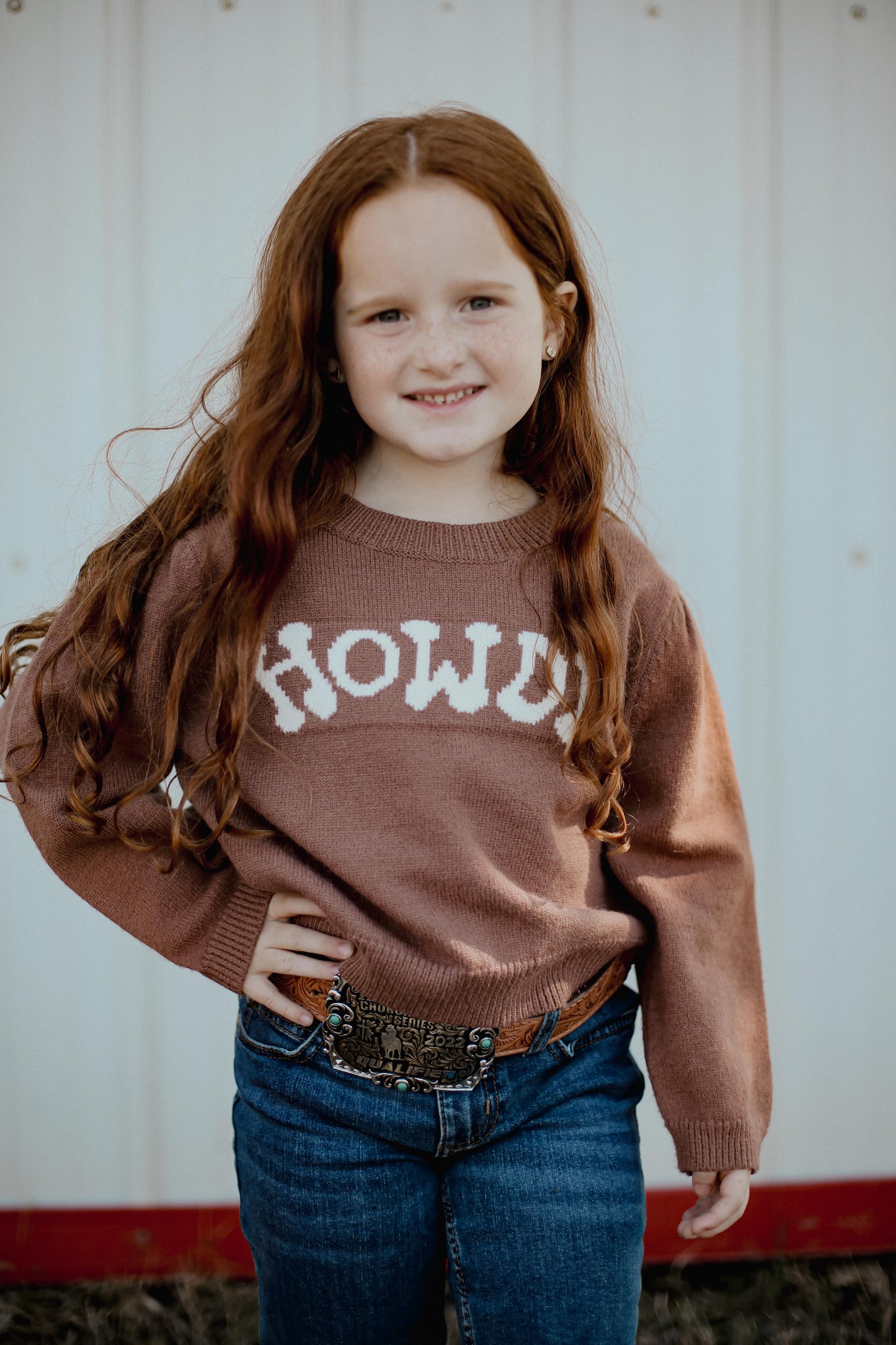 Brown Puff Howdy - Toddler - Sweater