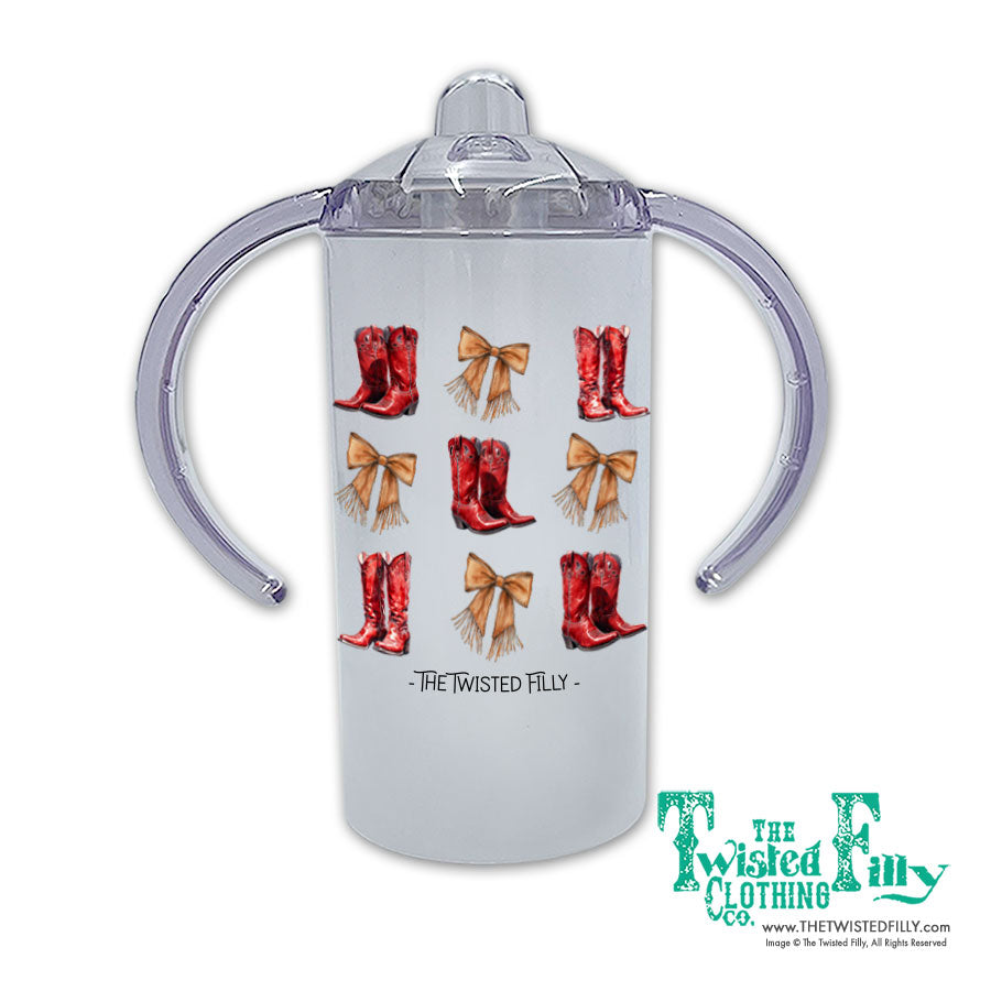 Boots & Bows - Girls Infant / Toddler Sippy Cup