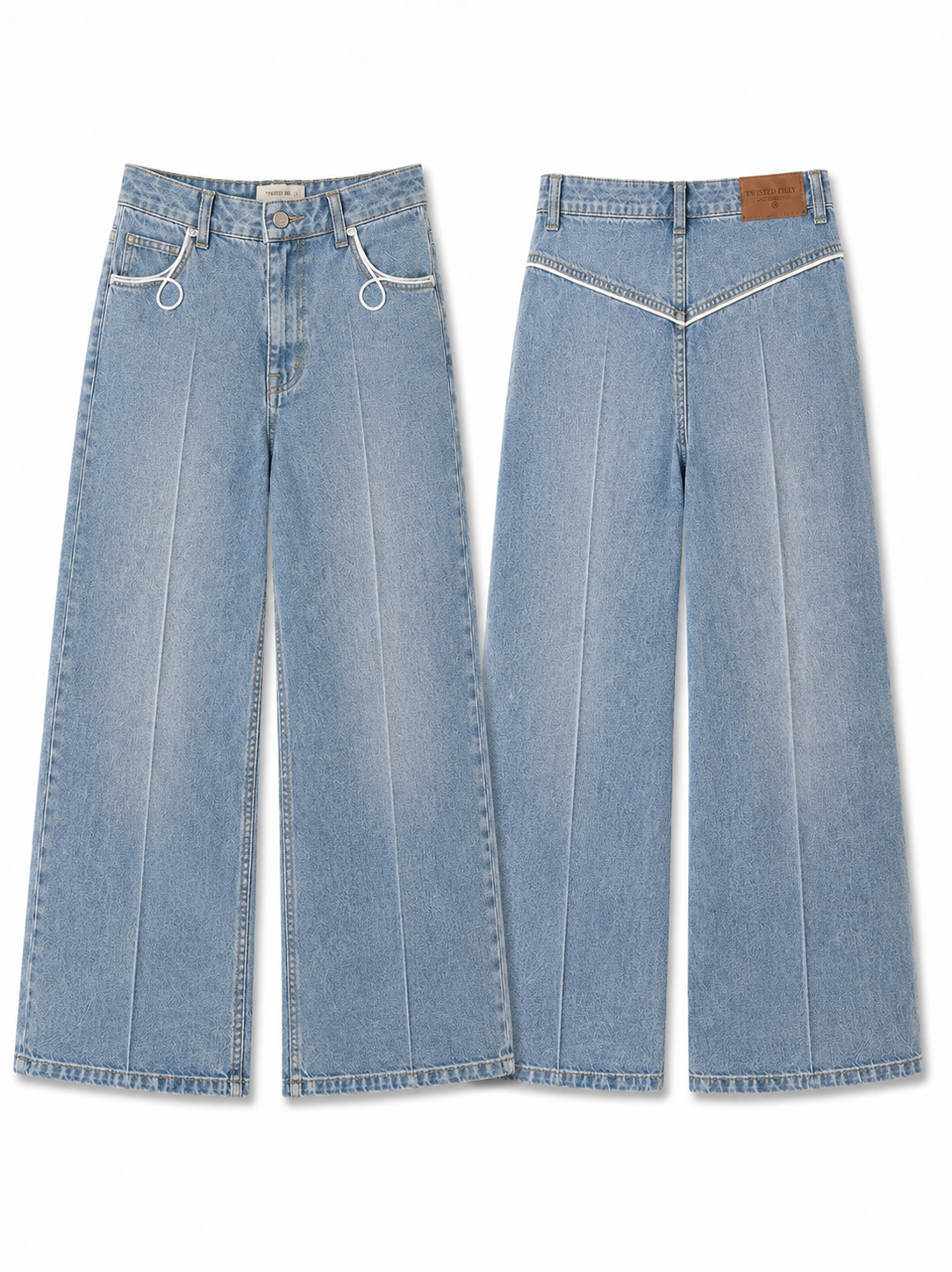 Light Wash Denim Barrel Pant – Toddler