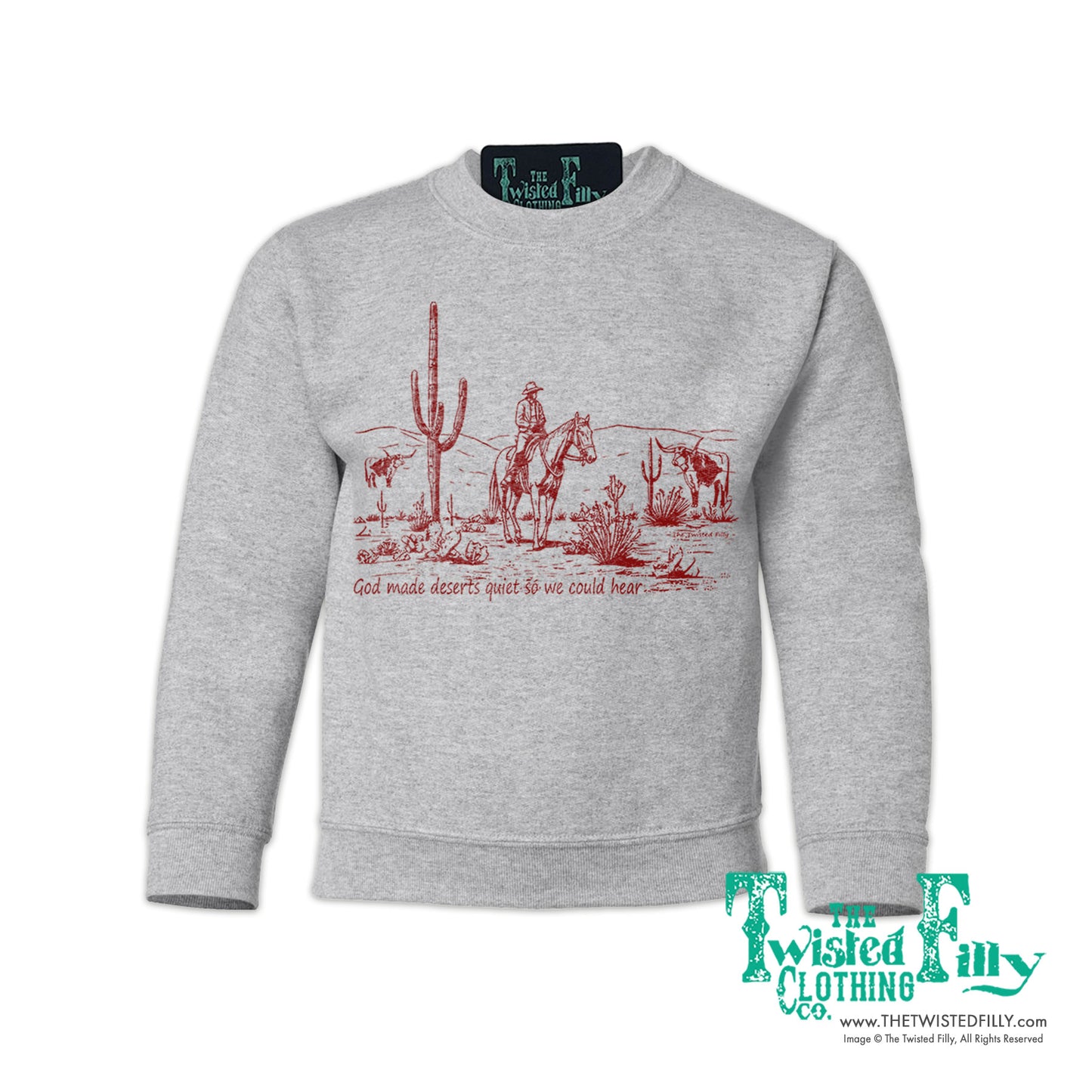 God Made Deserts - Youth Sweatshirt - Assorted Colors