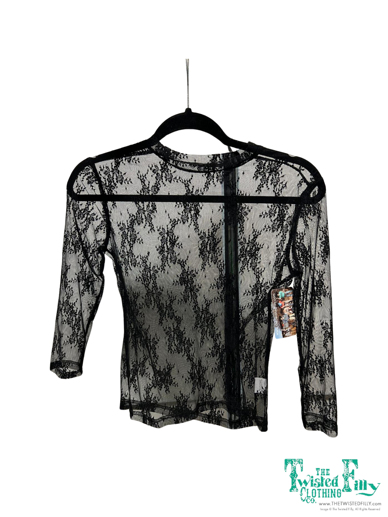 Youth LS Lace Top