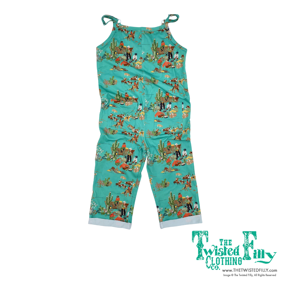 Turquoise Wagon - Youth Romper