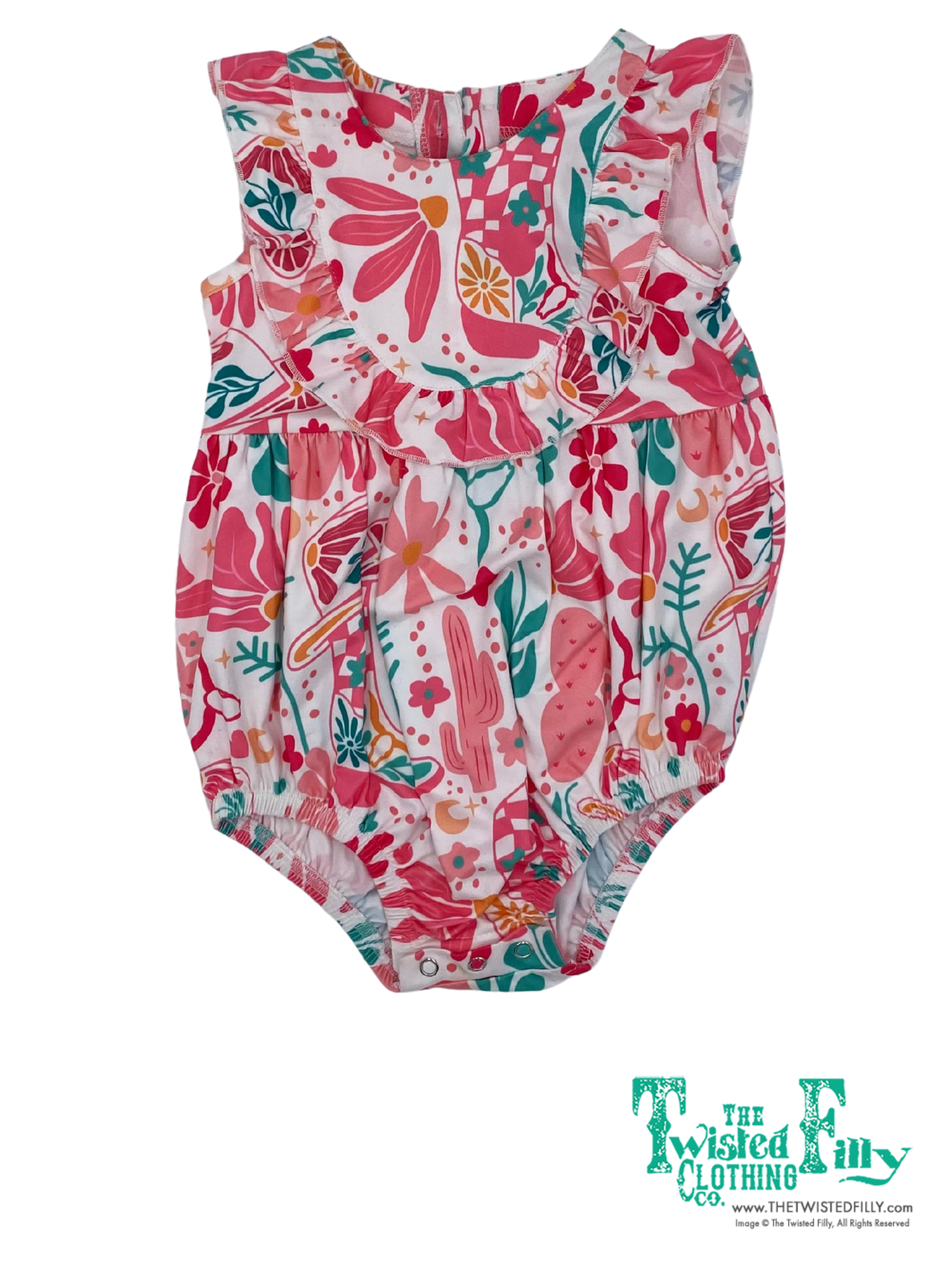 BOHO Cowgirl - Infant - Ruffle Sleeveless One Piece