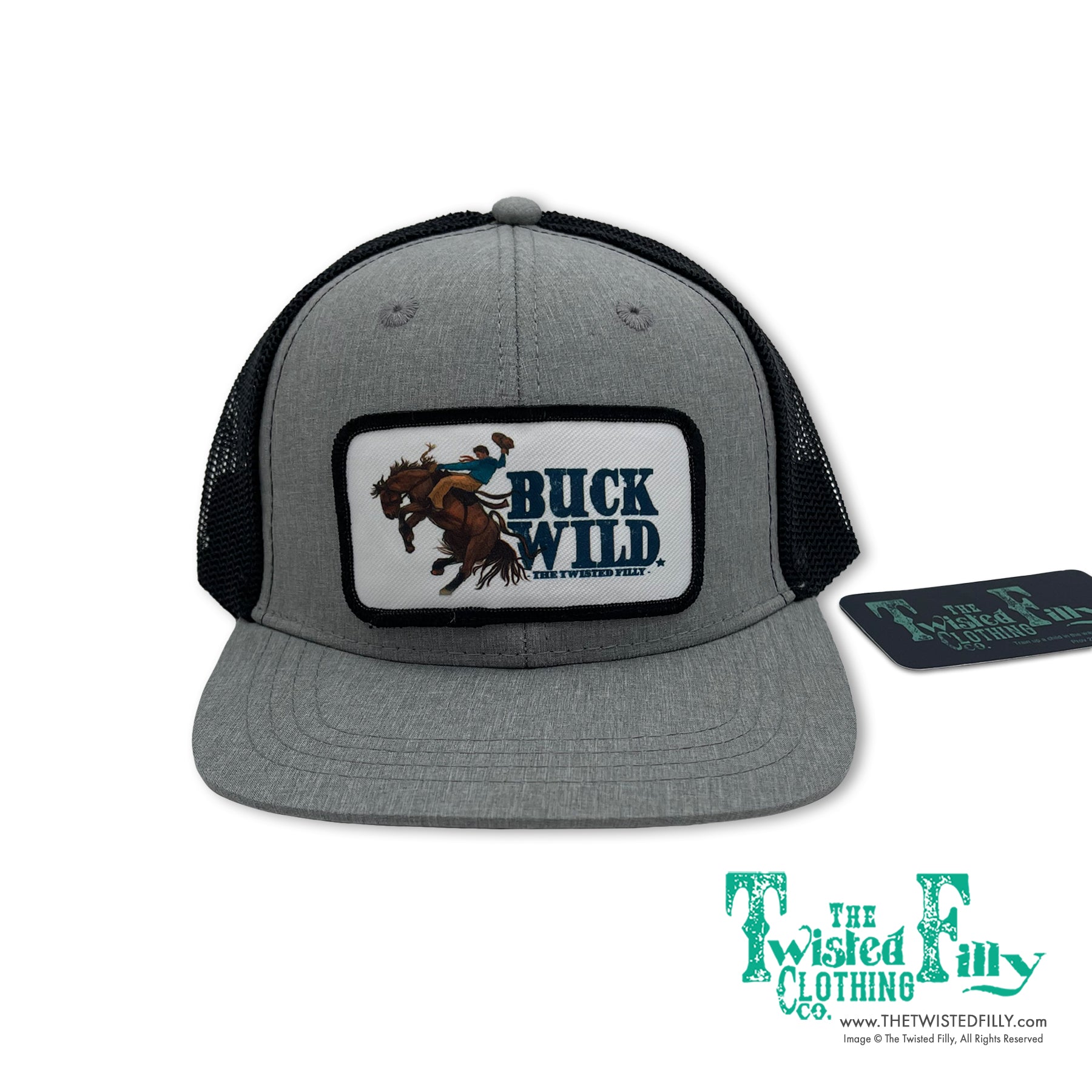 Cowboyin' Leather Patch Beanie - Heather Gray – The Twisted Filly Clothing  Co.