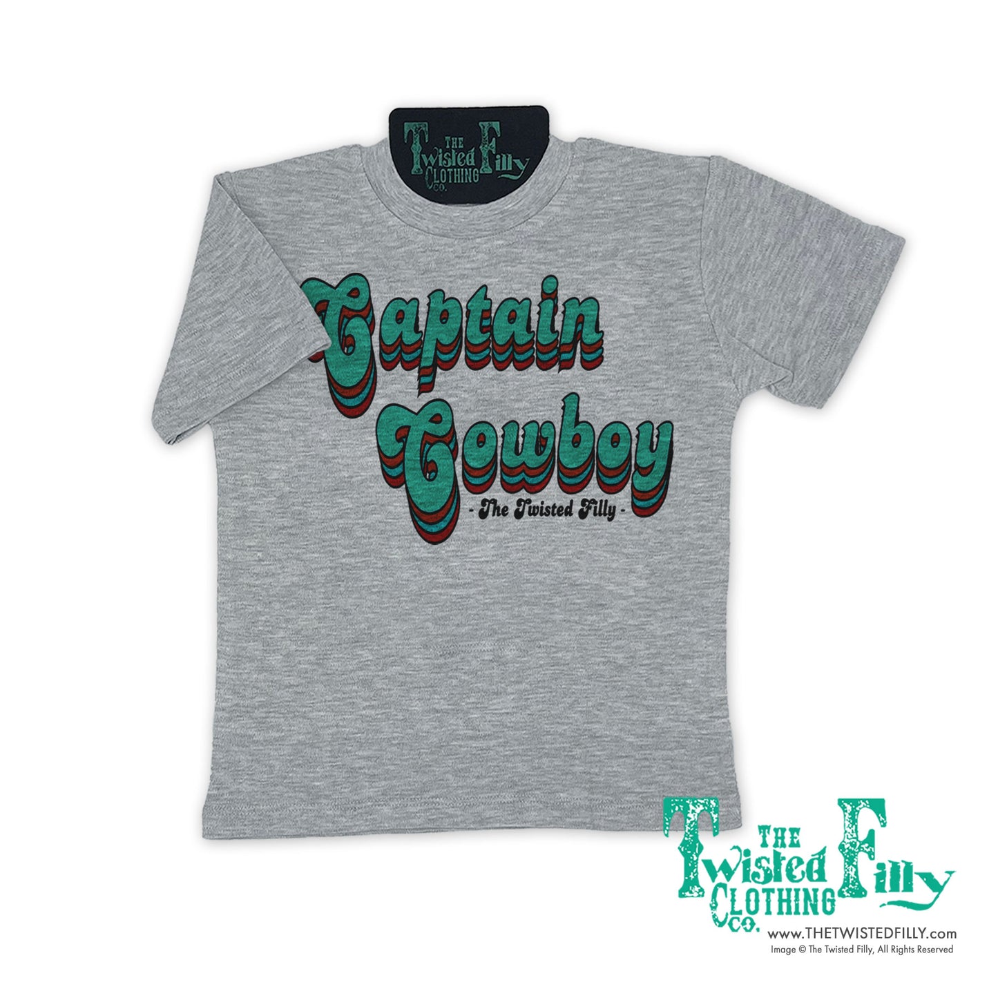 Captain Cowboy - S/S Toddler Tee - Assorted Colors