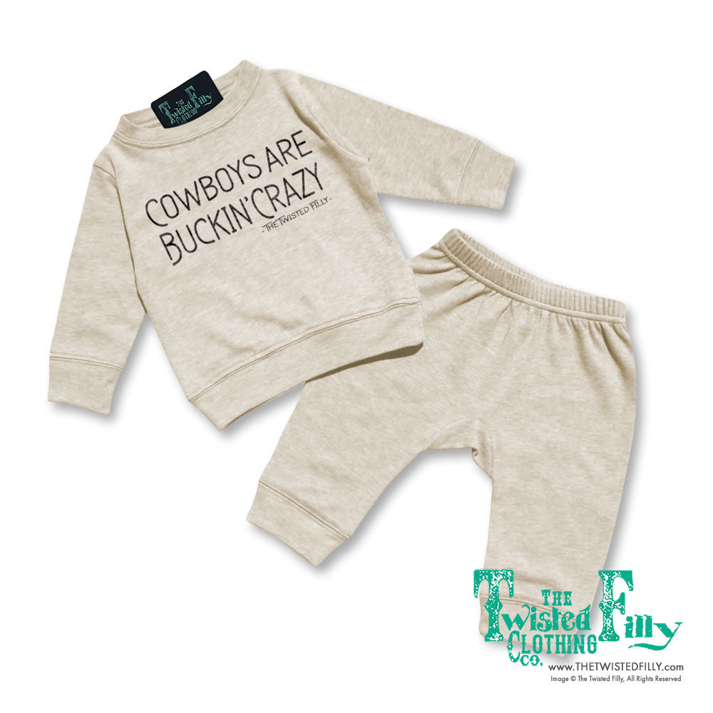 Cowboys Are Buckin Crazy - Infant Two Piece Outfit - Assorted Colors