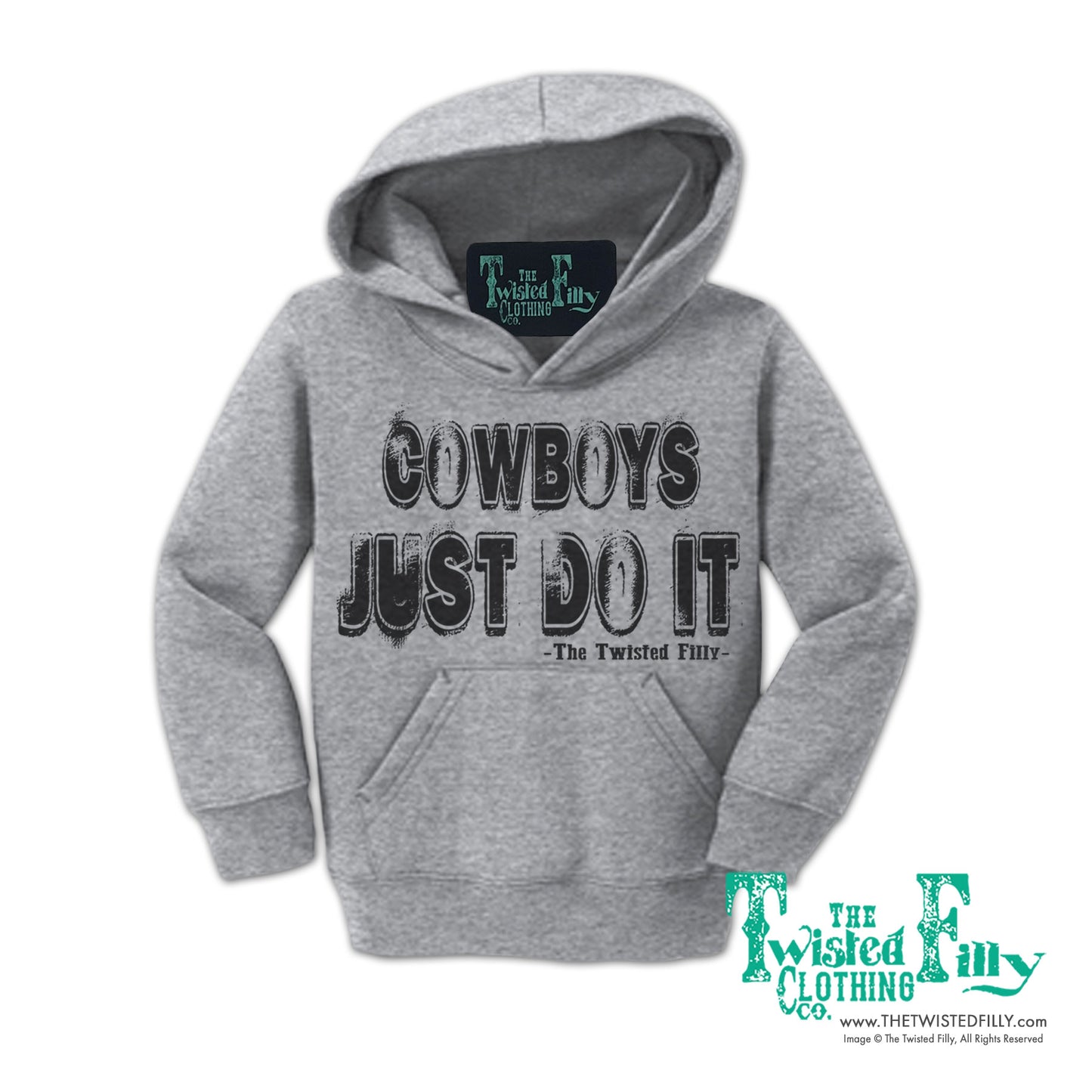 Cowboys Just Do It - Youth Boys Hoodie - Assorted Colors