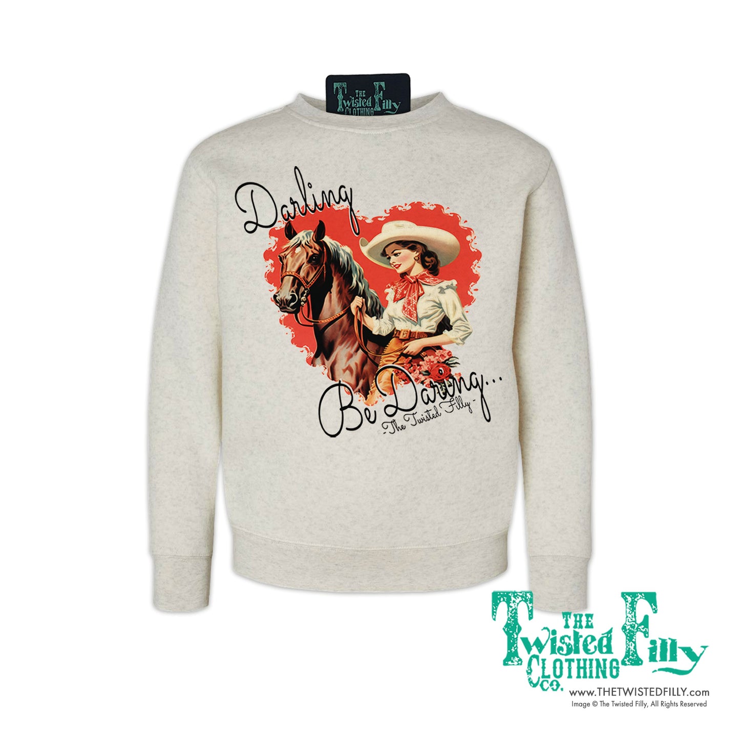 Darling Be Daring - Youth Girls Sweatshirt - Assorted Colors