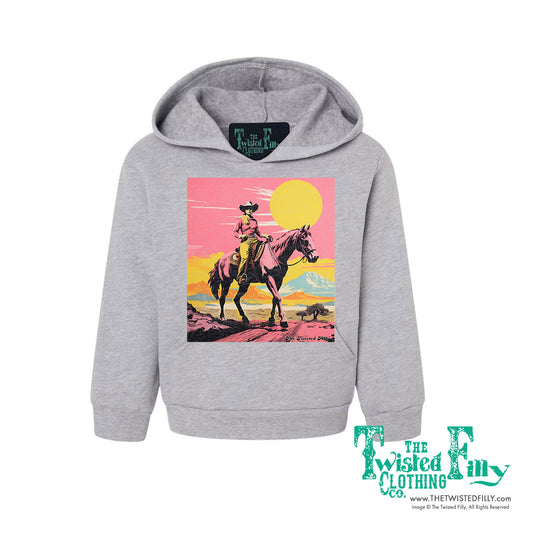 Desert Cowgirl - Toddler Girls Hoodie - Assorted Colors