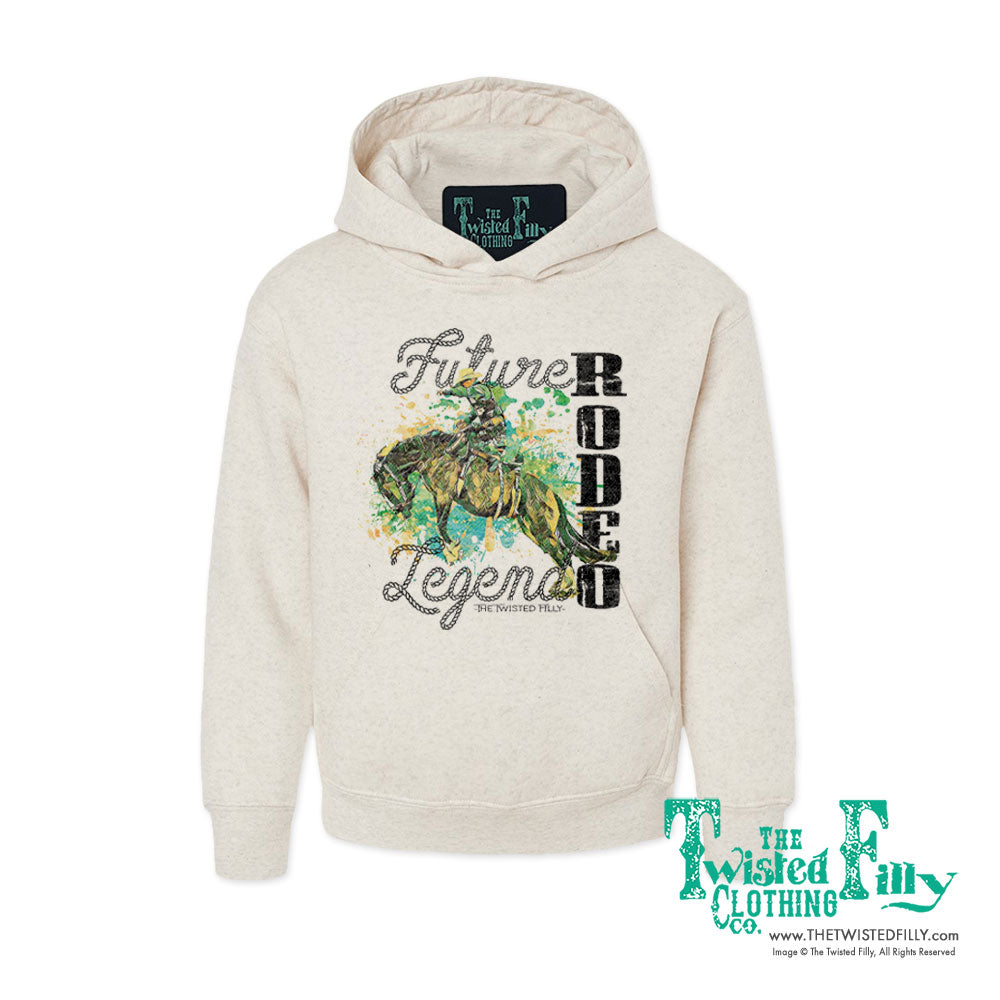 Future Rodeo Legend Bronc - Toddler Hoodie - Oatmeal