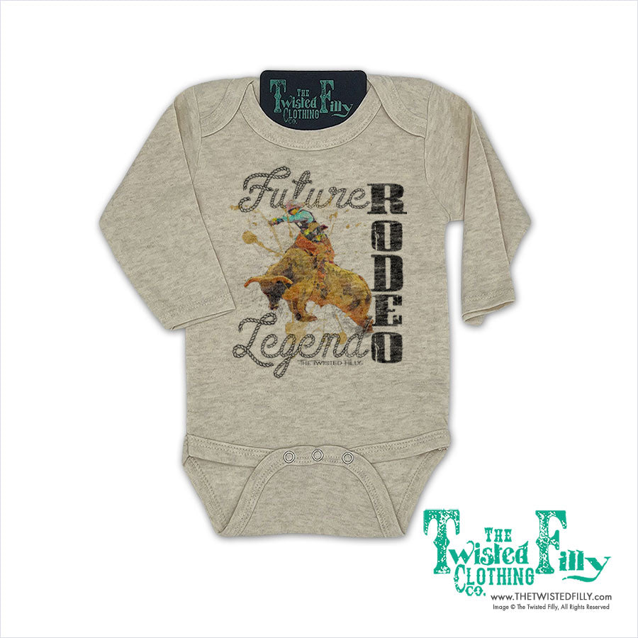 Future Rodeo Legend Bull - Infant One Piece - Oatmeal