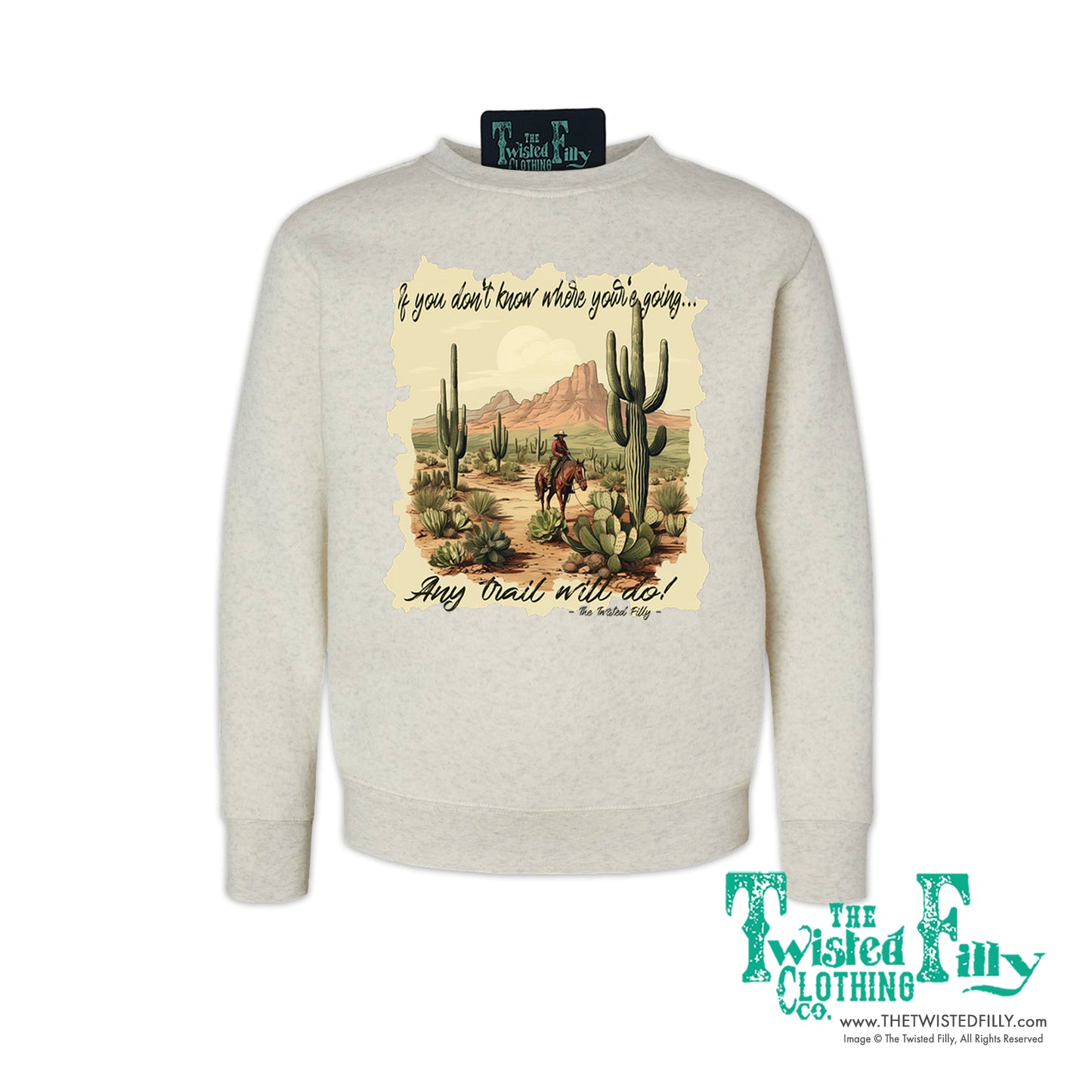 If You Don't Know Where You're Going - Youth Sweatshirt - Assorted Colors