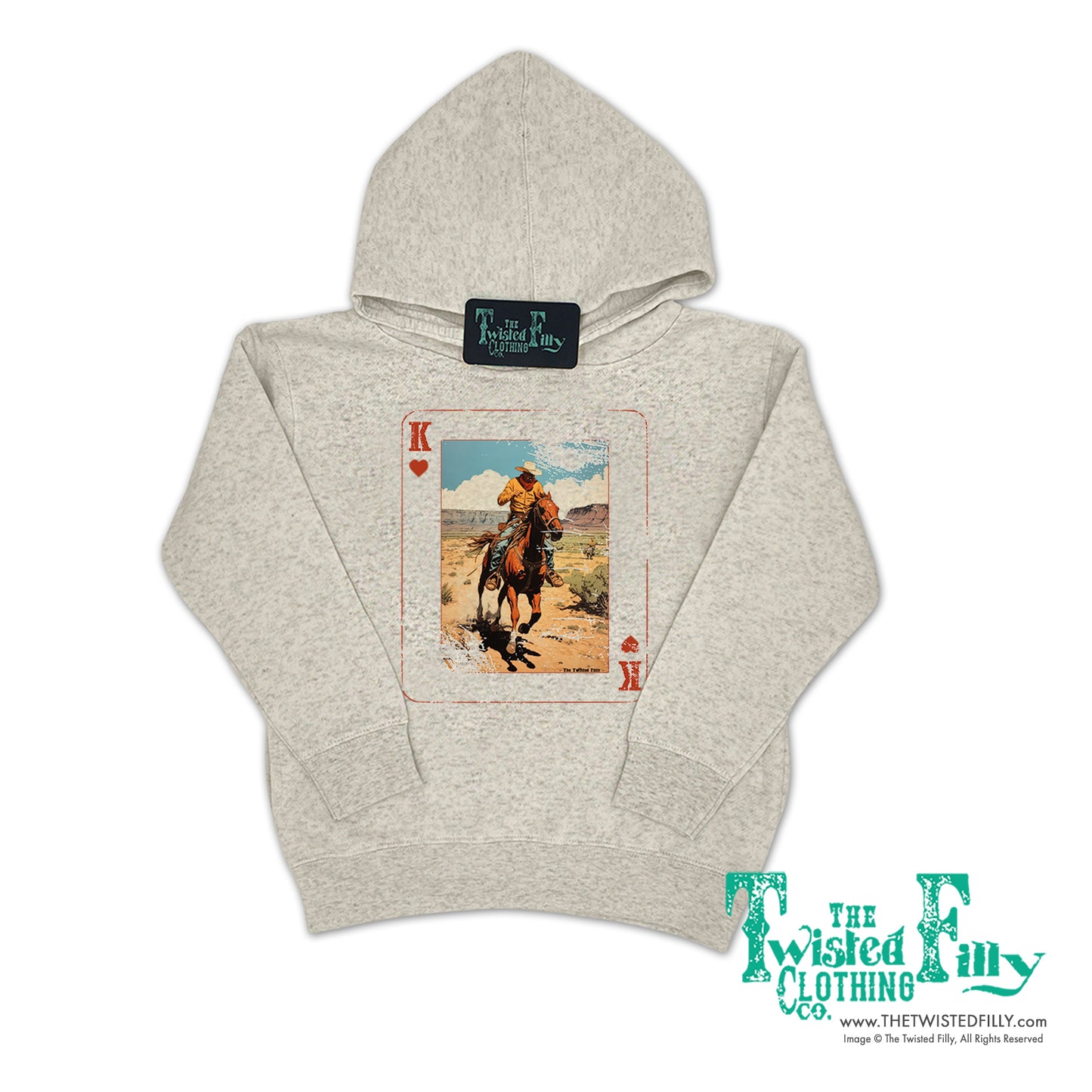 King Of Hearts - Youth Hoodie - Assorted Colors