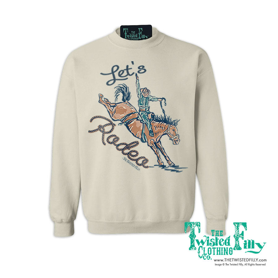Let's Rodeo - Adult Unisex Sweatshirt - Assorted Colors
