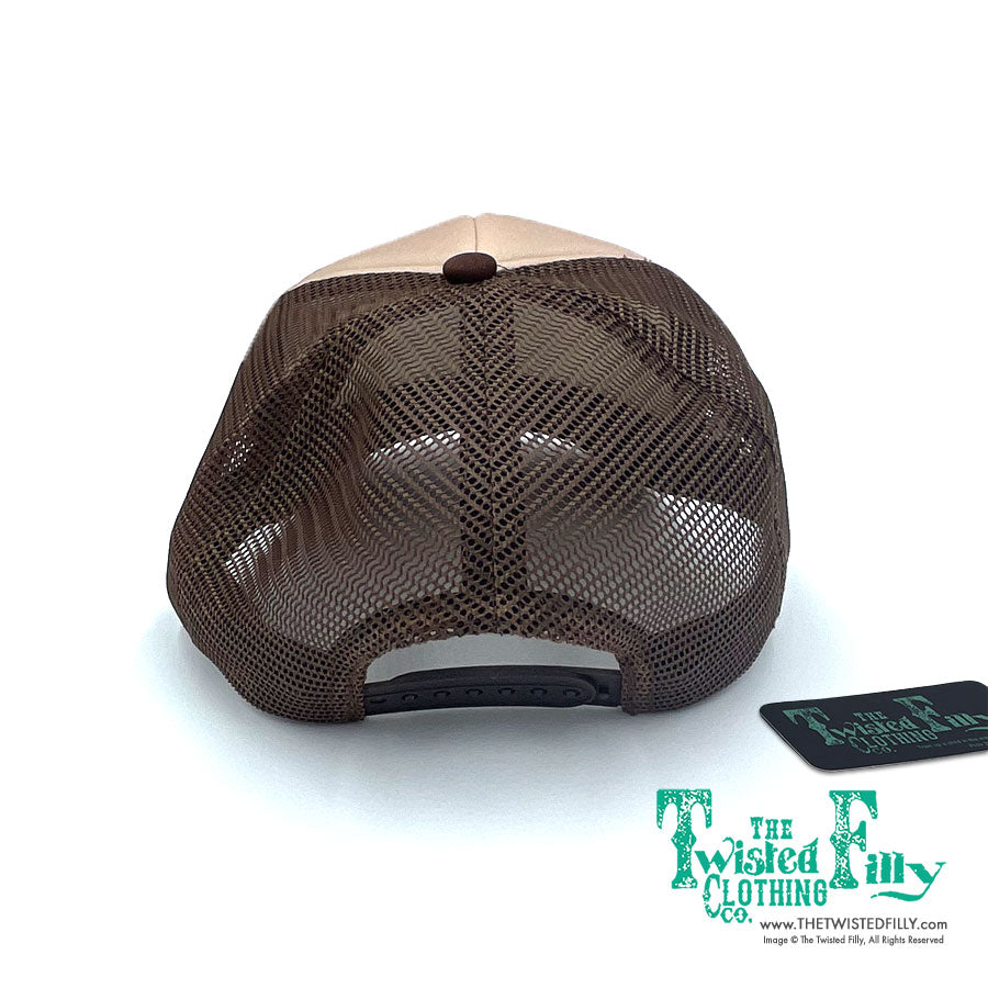 Let's Rodeo - Infant/Toddler Snapback Hat - Brown/Tan