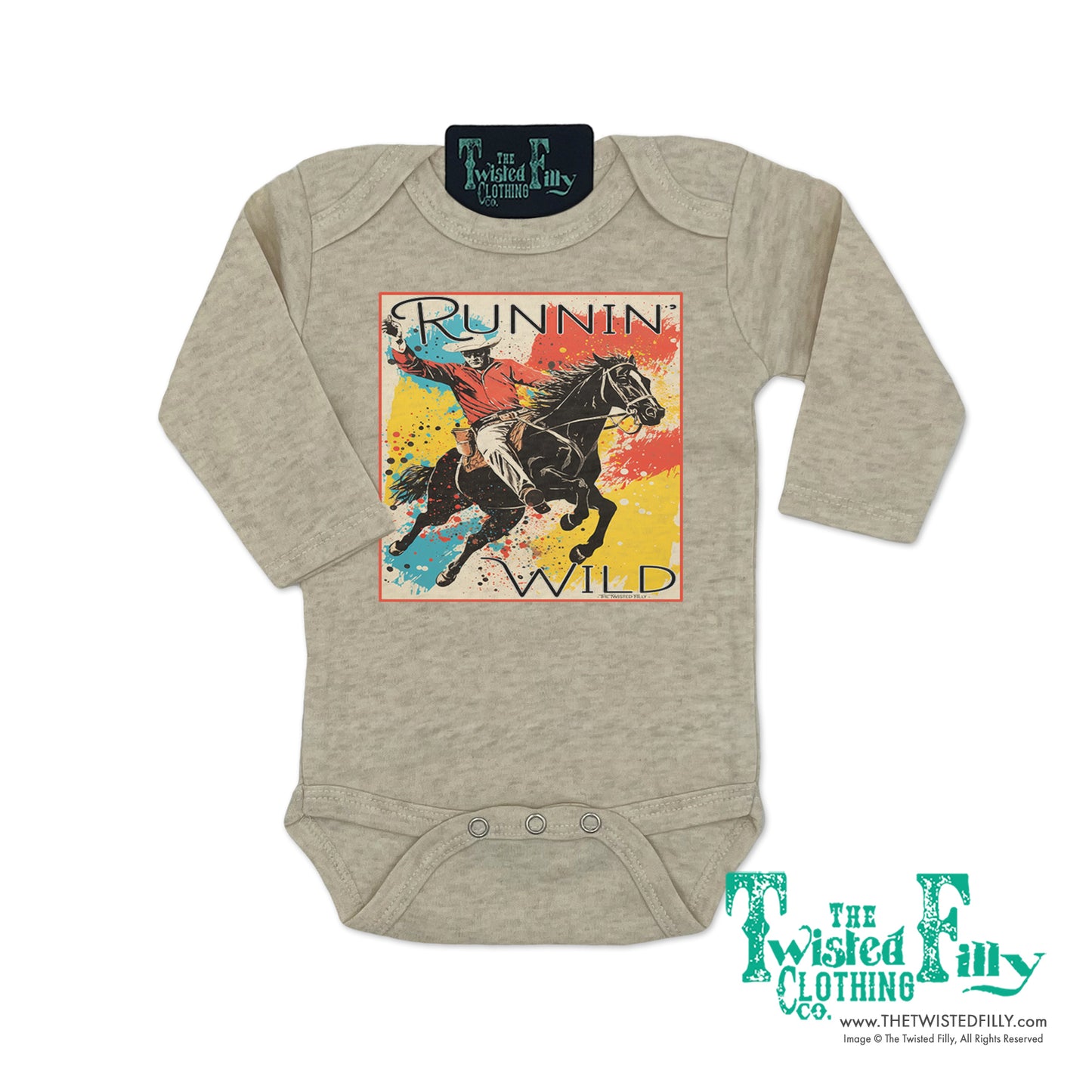 Runnin' Wild - L/S Infant One Piece - Assorted Colors