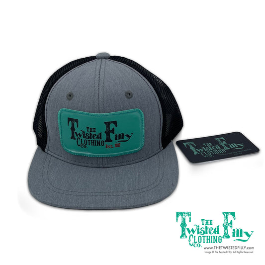The Twisted Filly - Infant / Toddler Trucker Hat - Heather/Black