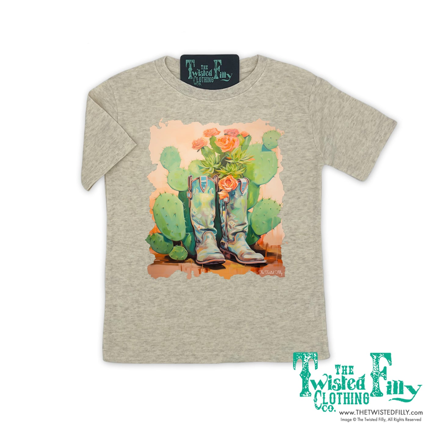 The Garden Boots - S/S Girls Toddler Tee - Assorted Colors