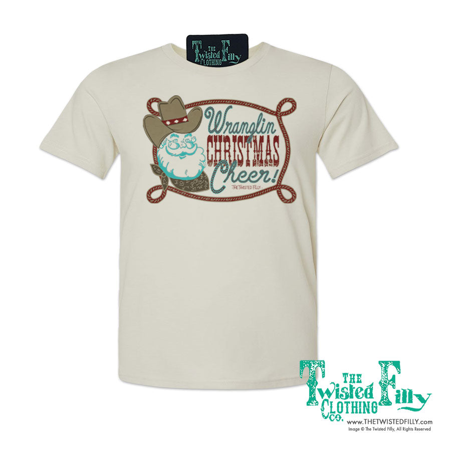 Wranglin' Christmas Cheer - S/S Adult Crew Neck Unisex Tee - Assorted Colors