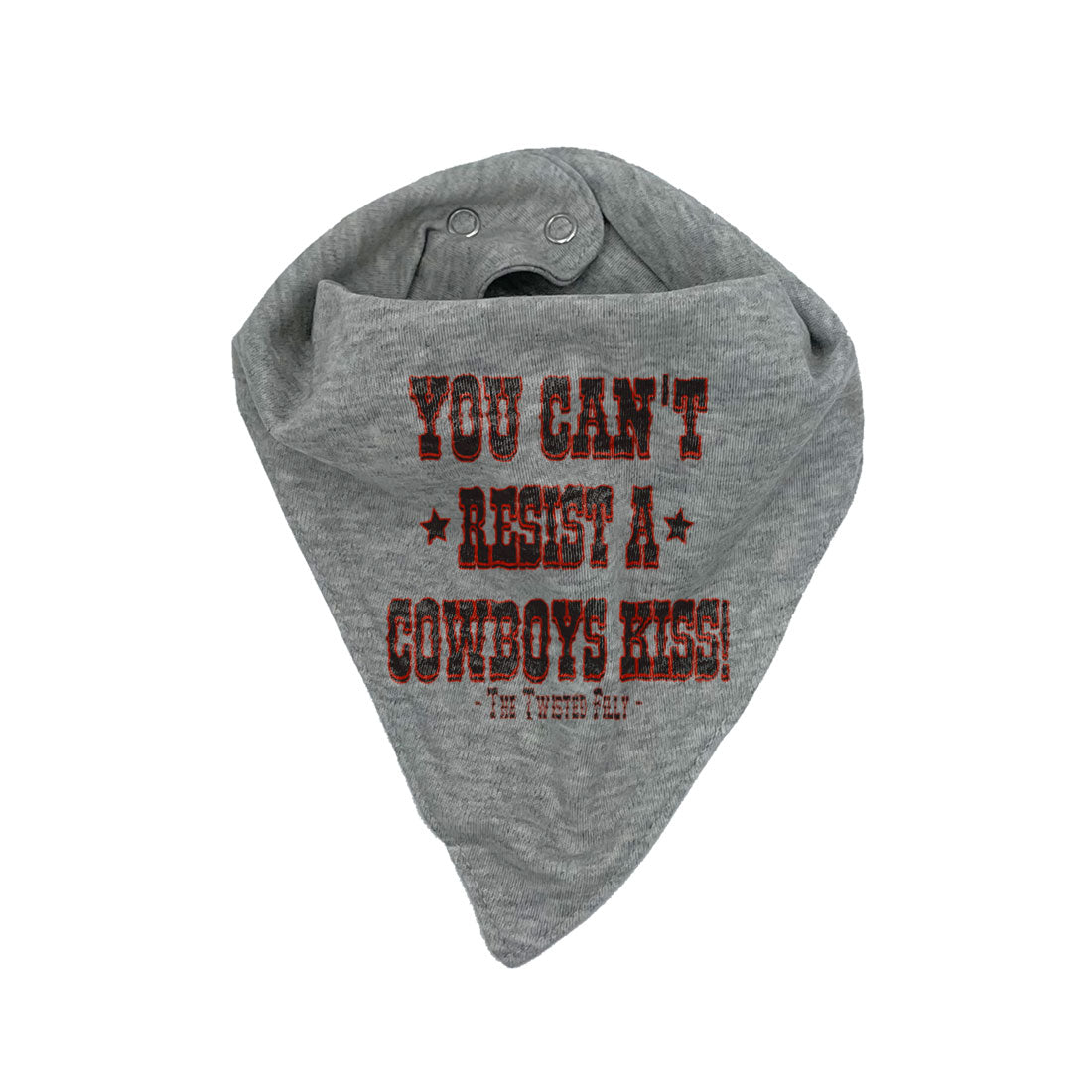 You Can't Resist A Cowboys Kiss Bandana Bib - Assorted Colors