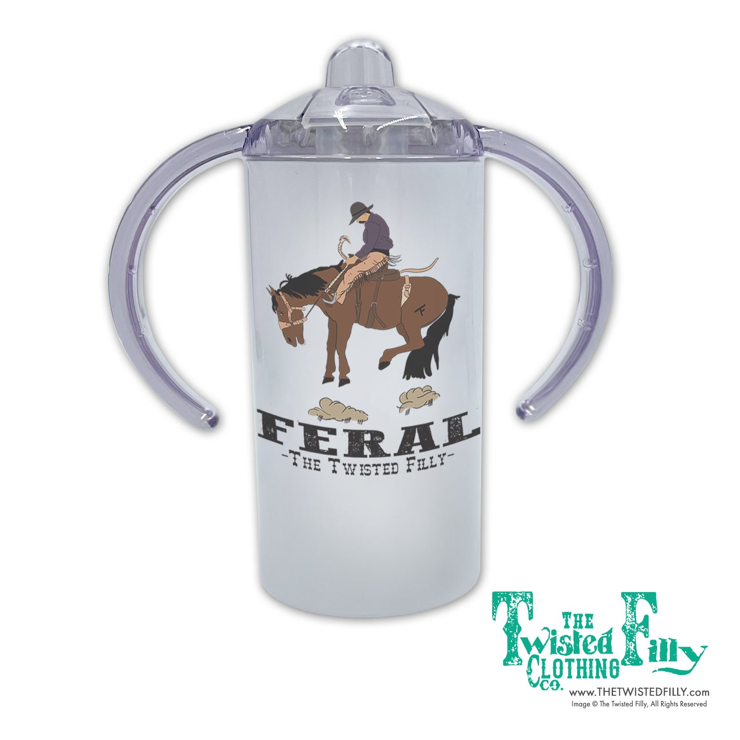 Feral Saddle Bronc Toddler Sippy
