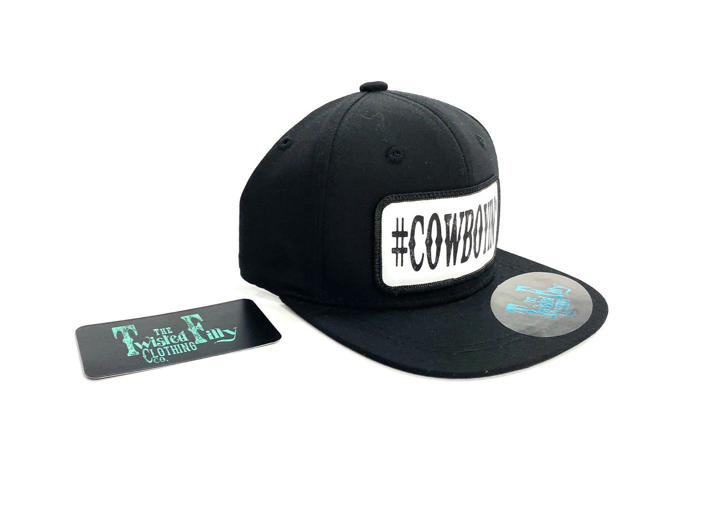 #Cowboyin' - Infant / Toddler Snapback Hat - Black