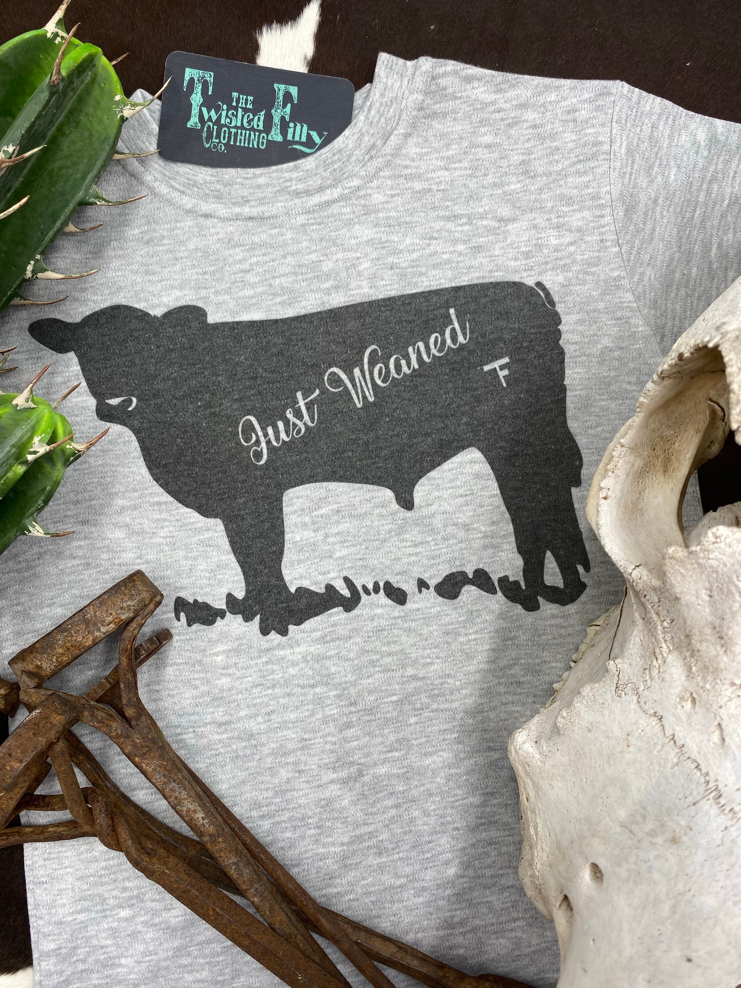 Just Weaned - S/S Toddler Tee - Gray