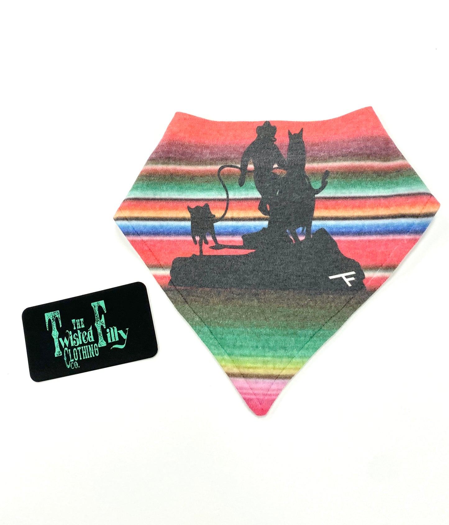 Infant Bib - Serape Calf Roper