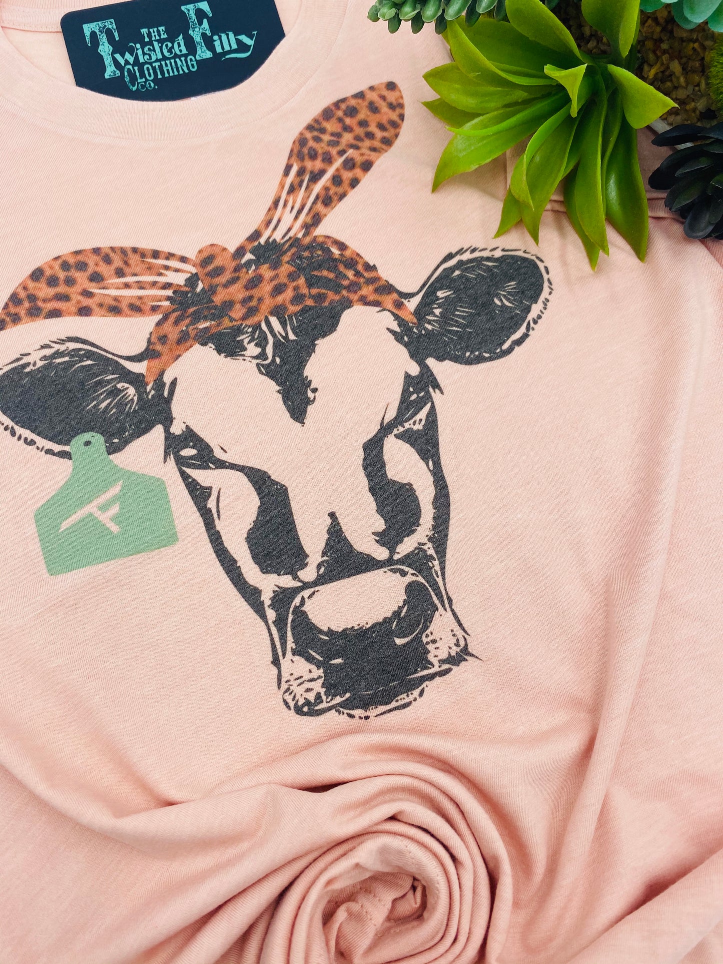 Cheetah Bandana Calf - S/S Youth Tee - Assorted Colors