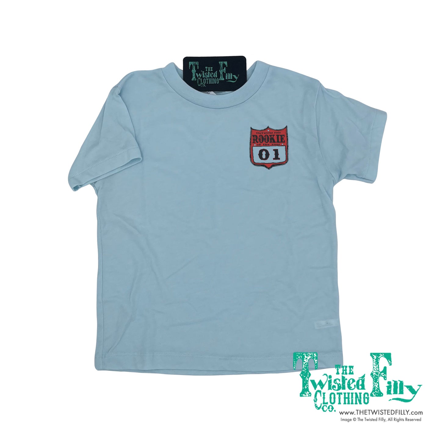 Rookie Of The Year Rodeo Back Number - S/S Youth Tee -Assorted Colors