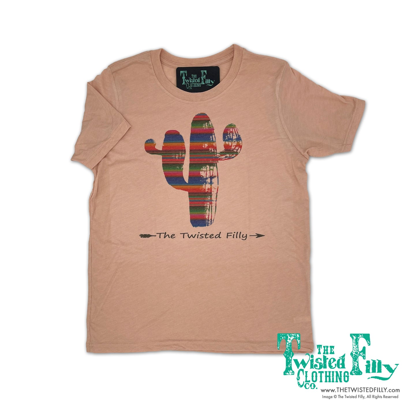 Serape Cactus - S/S Infant Tee - Dusty Rose