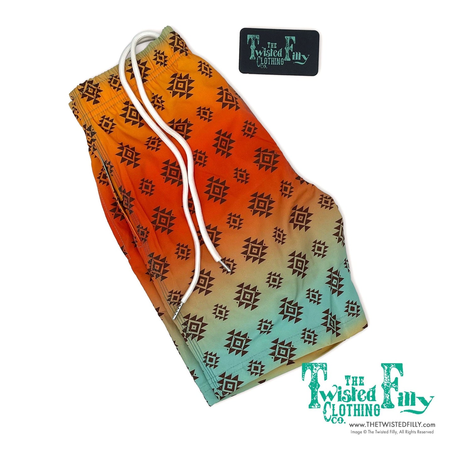 Southwest Hombre Toddler Boys Swim Trunks