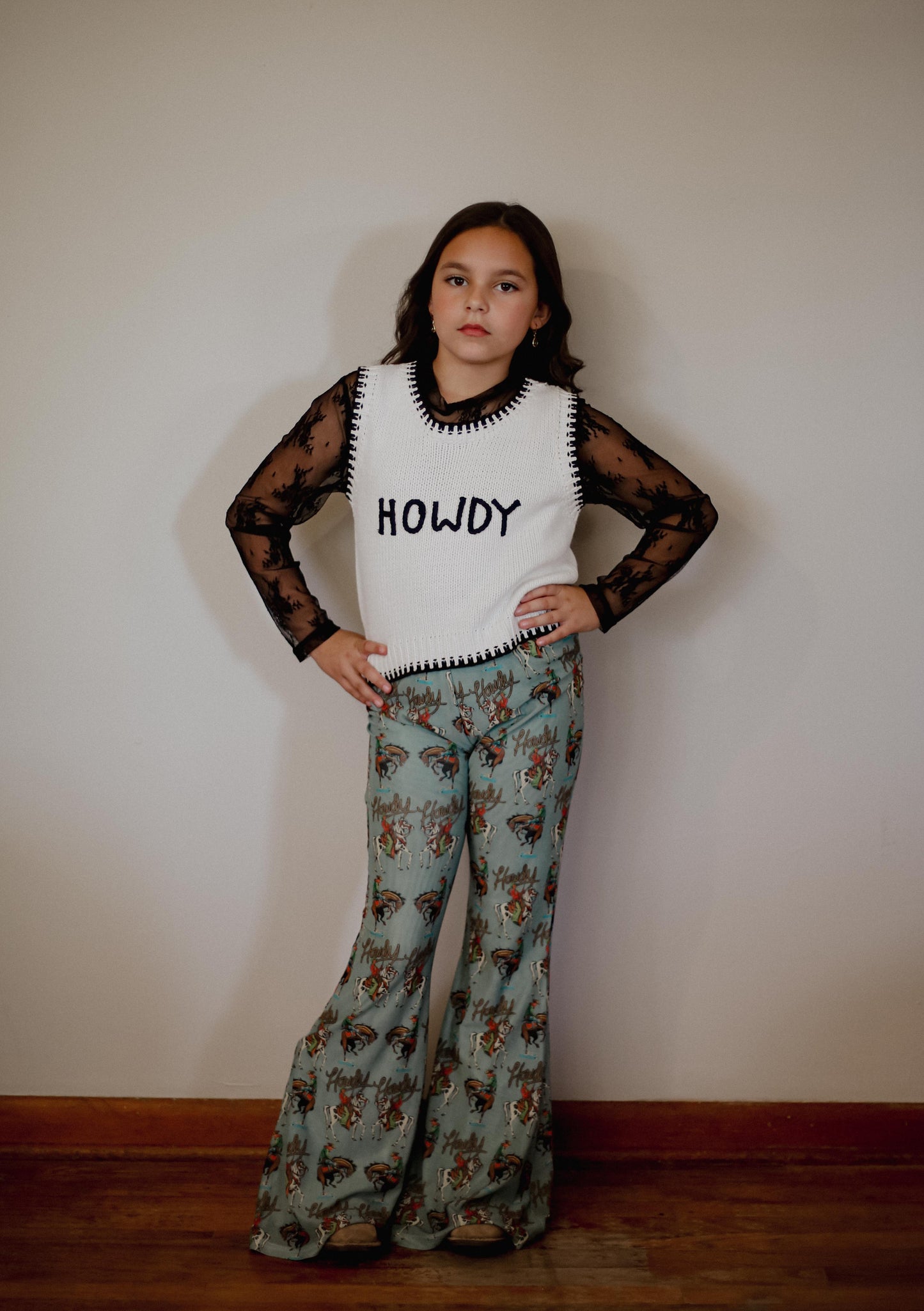 Howdy - Sweater Vest - Youth - Ivory