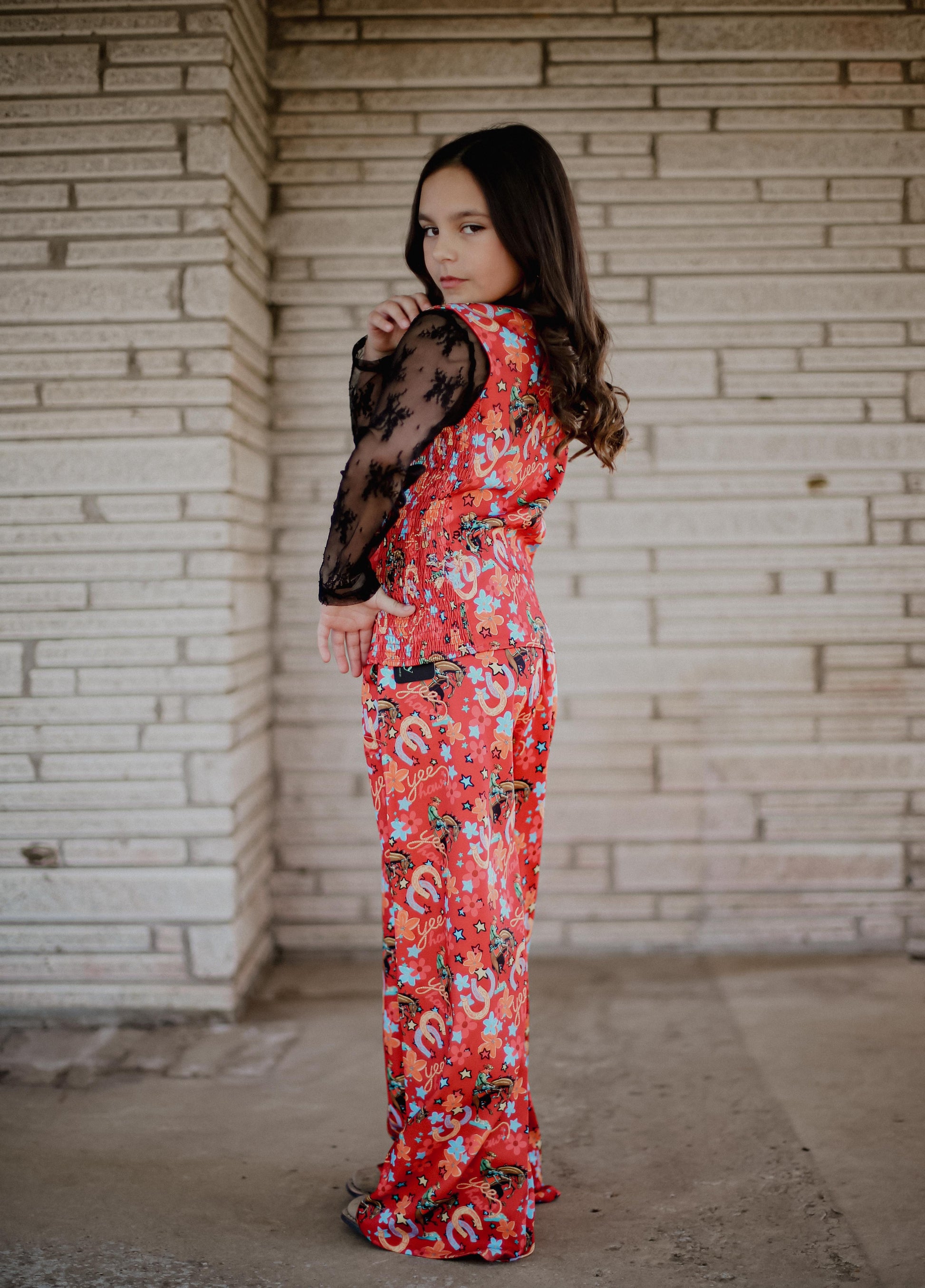 Red Yee Haw - Toddler Relaxed Pant