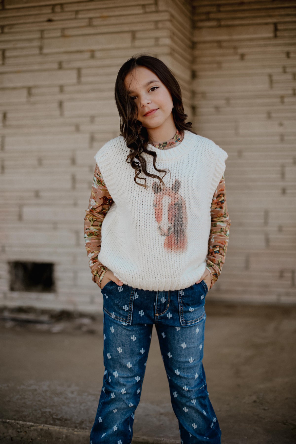 Infant Horse Sweater Vest