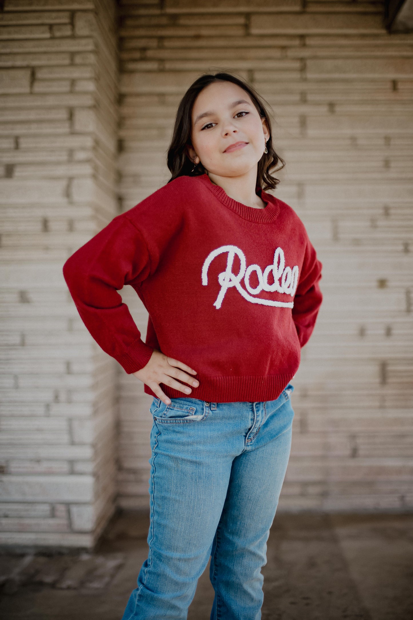 Red Rodeo - Youth Sweater