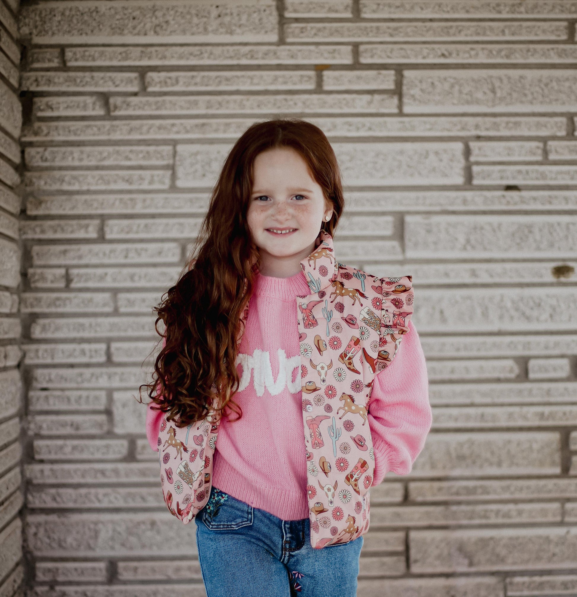 Pink Boot - Infant Ruffle Vest - The Twisted Filly