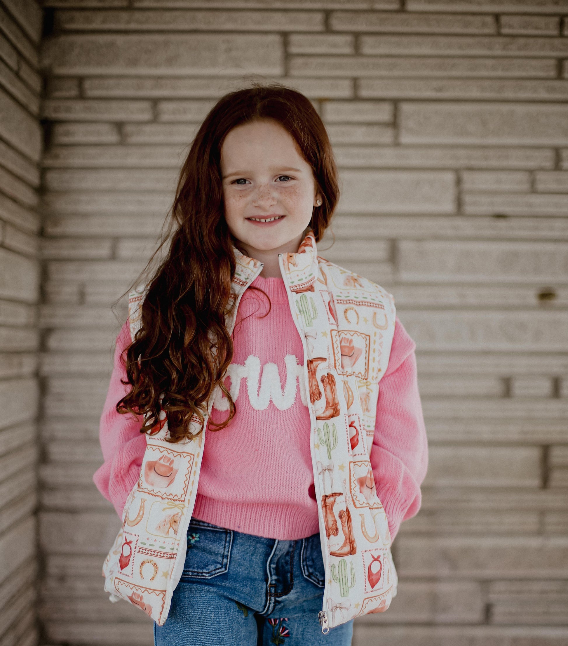 Pony Quilted - Youth Puff Vest - The Twisted Filly