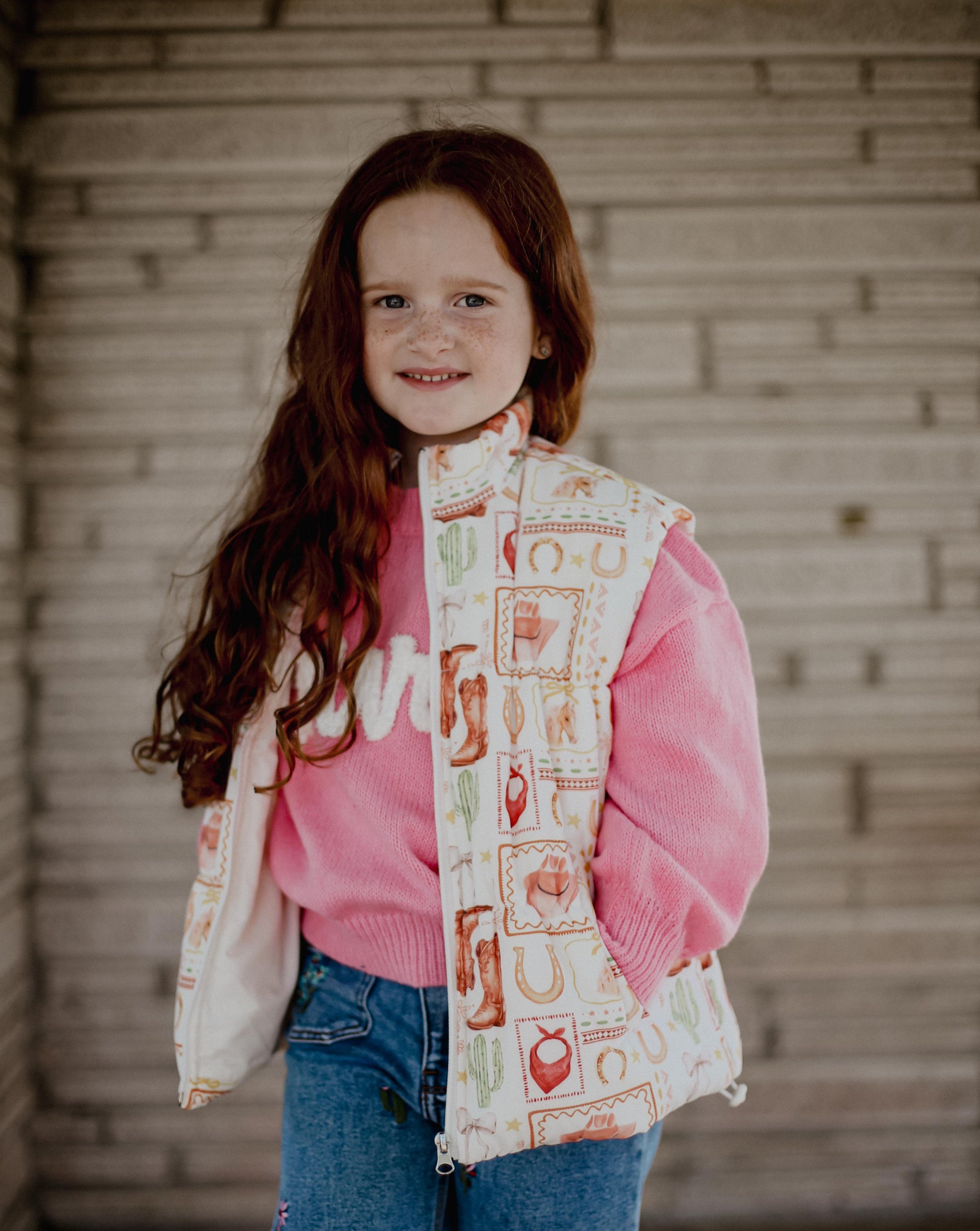 Pony Quilted - Toddler Puff Vest - The Twisted Filly