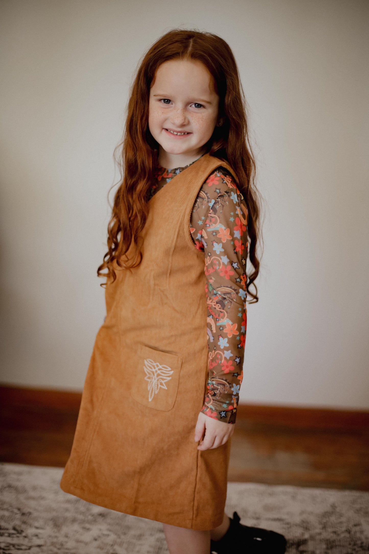 Brown Corduroy - Toddler - Dress
