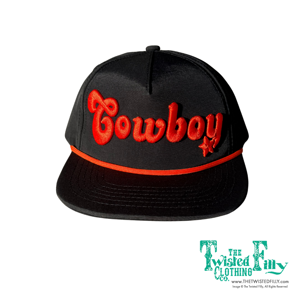 Cowboy - 3D Embroidered  Toddler Snapback Hat