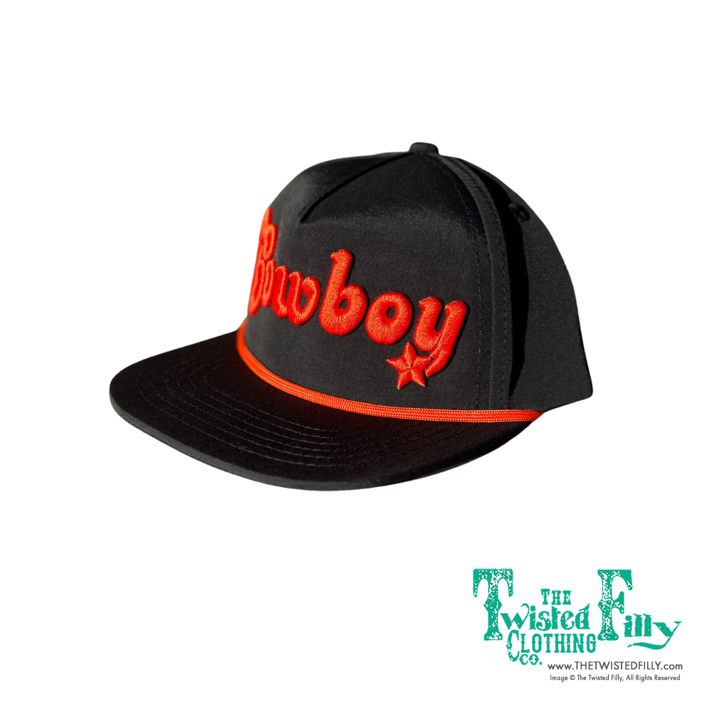 Cowboy - 3D Embroidered  Toddler Snapback Hat