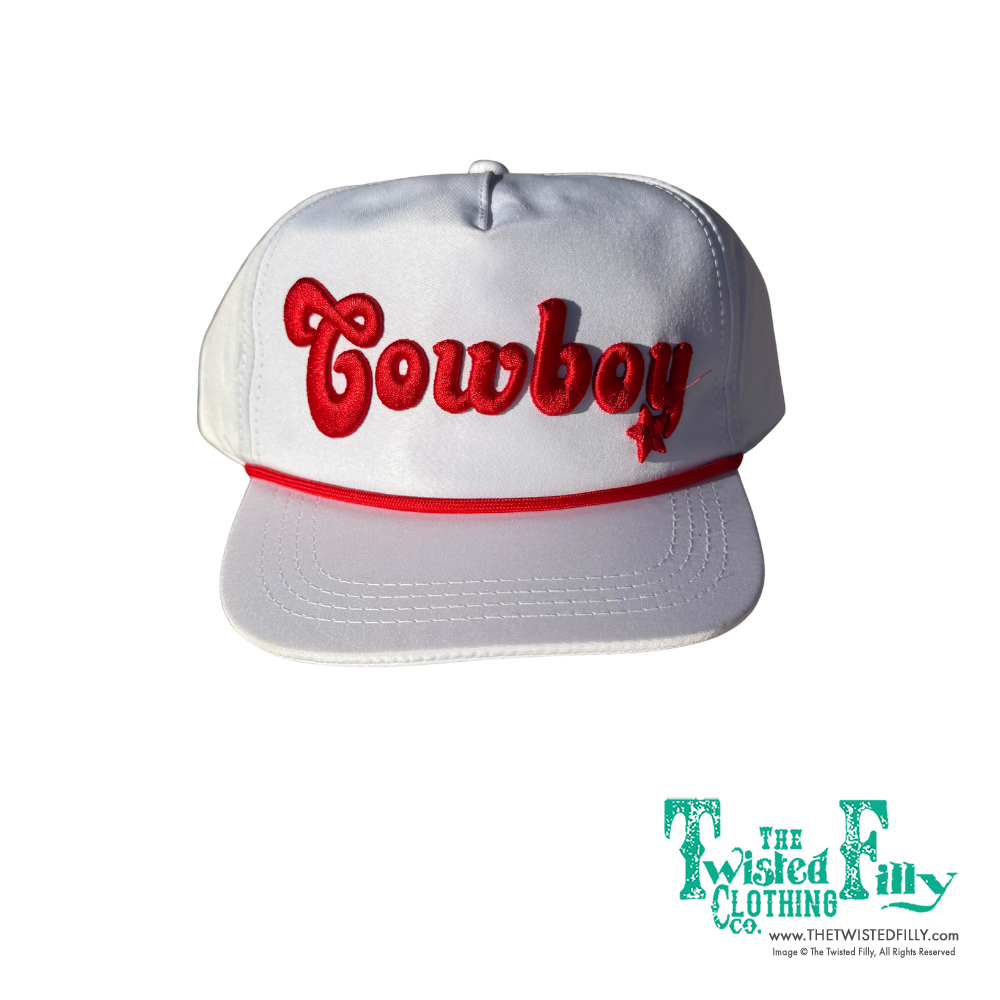 Cowboy - 3D Embroidered  Toddler Snapback Hat