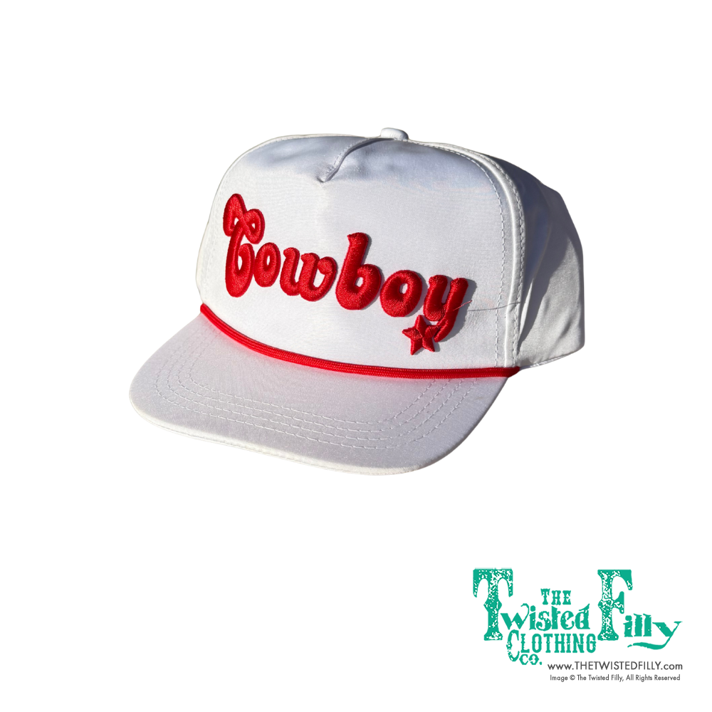 Cowboy - 3D Embroidered  Toddler Snapback Hat
