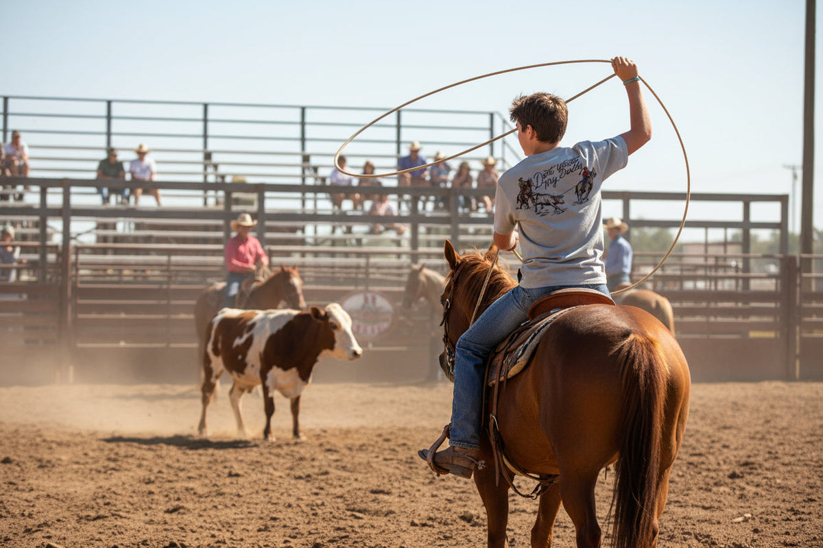Don't Waste My Dally - Youth SS Tee - 2 Rowels Ranch & Rodeo Wear