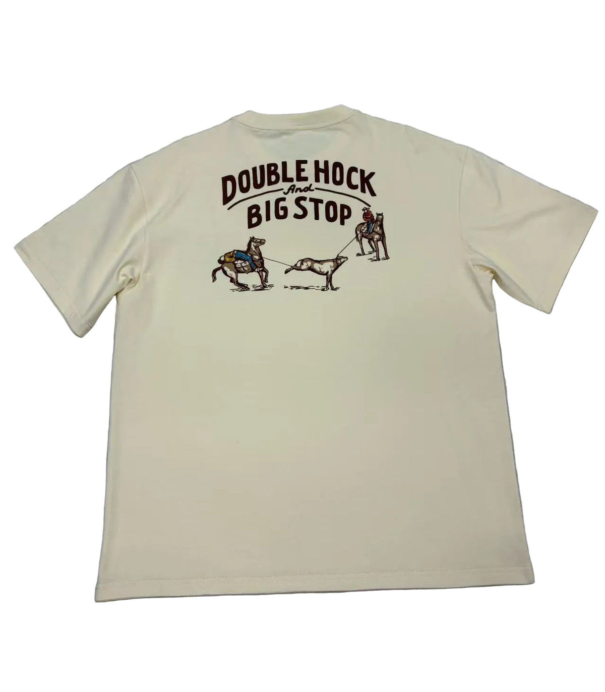 Double Hock & Big Stop - Youth SS Tee - 2 Rowels Ranch & Rodeo Wear