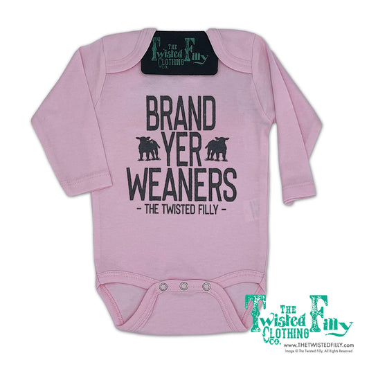Brand Yer Weaners - L/S Infant One Piece - Assorted Colors