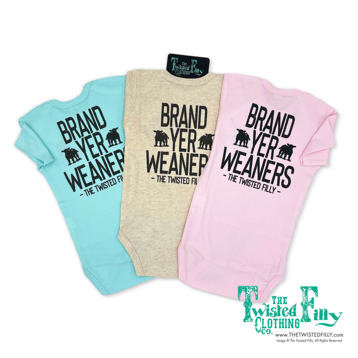 Brand Yer Weaners - S/S Infant One Piece - Assorted Colors