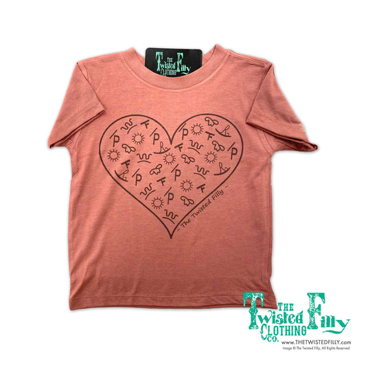 The Branded Heart - S/S Infant Tee - Mauve