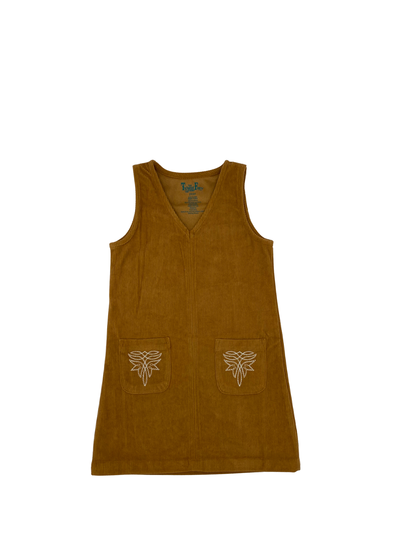 Brown Corduroy - Toddler - Dress